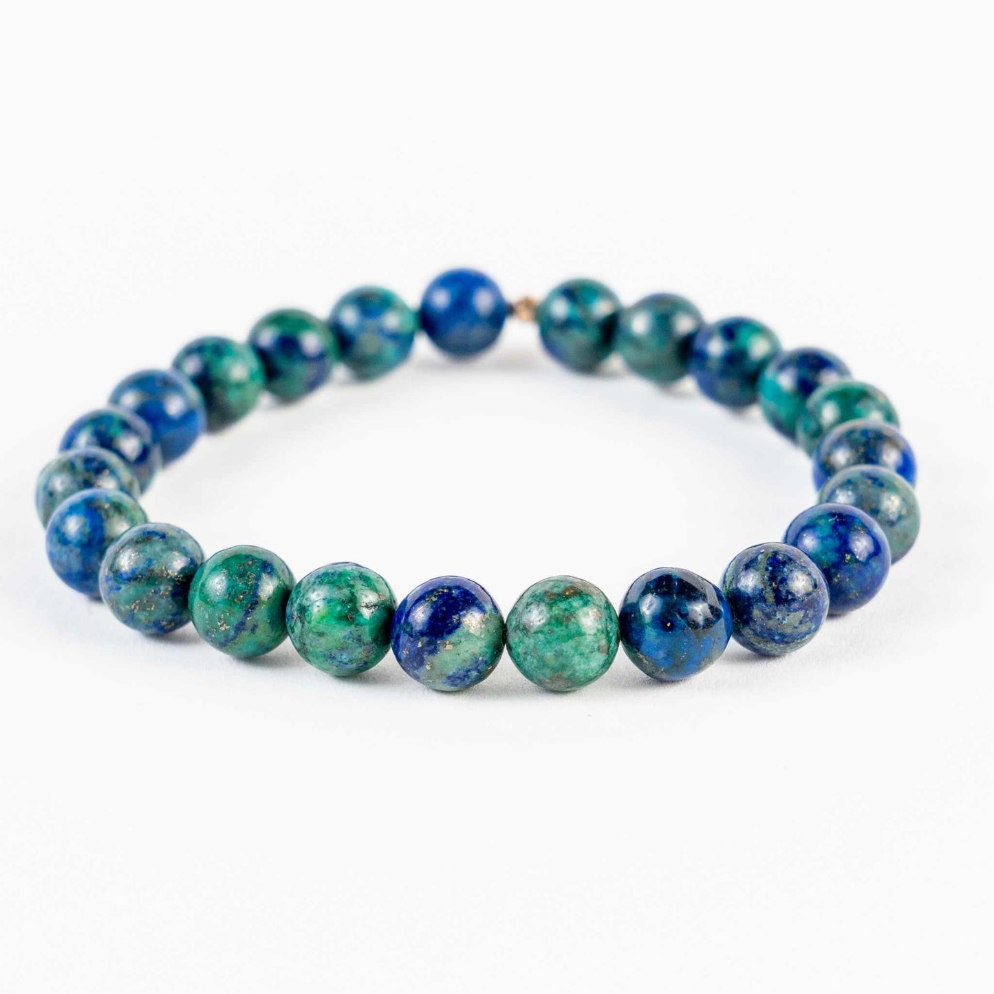 Azurite Bead Bracelet - Insight, Empowerment & Creative Awakening - Skies & Trees