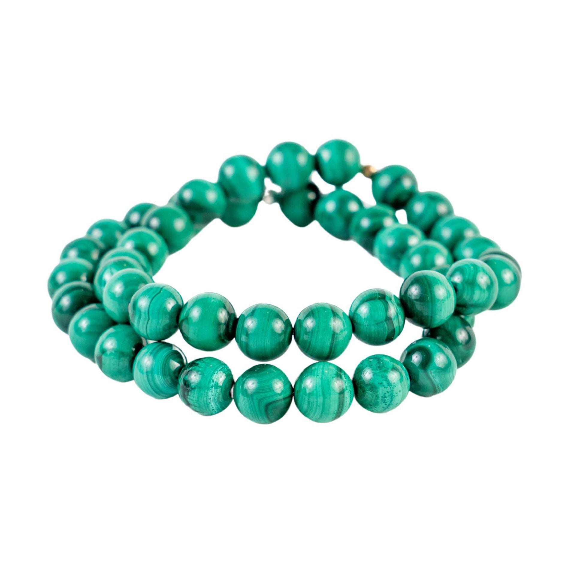 Malachite Bead Bracelet - Harmony & Transformation - Skies & Trees