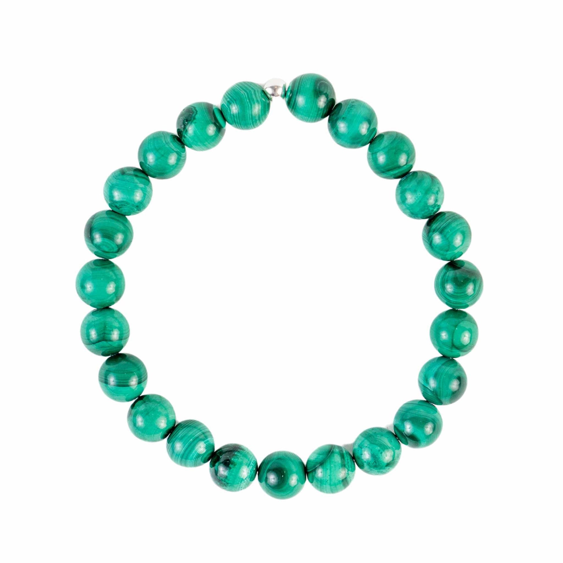 Malachite Bead Bracelet - Harmony & Transformation - Skies & Trees