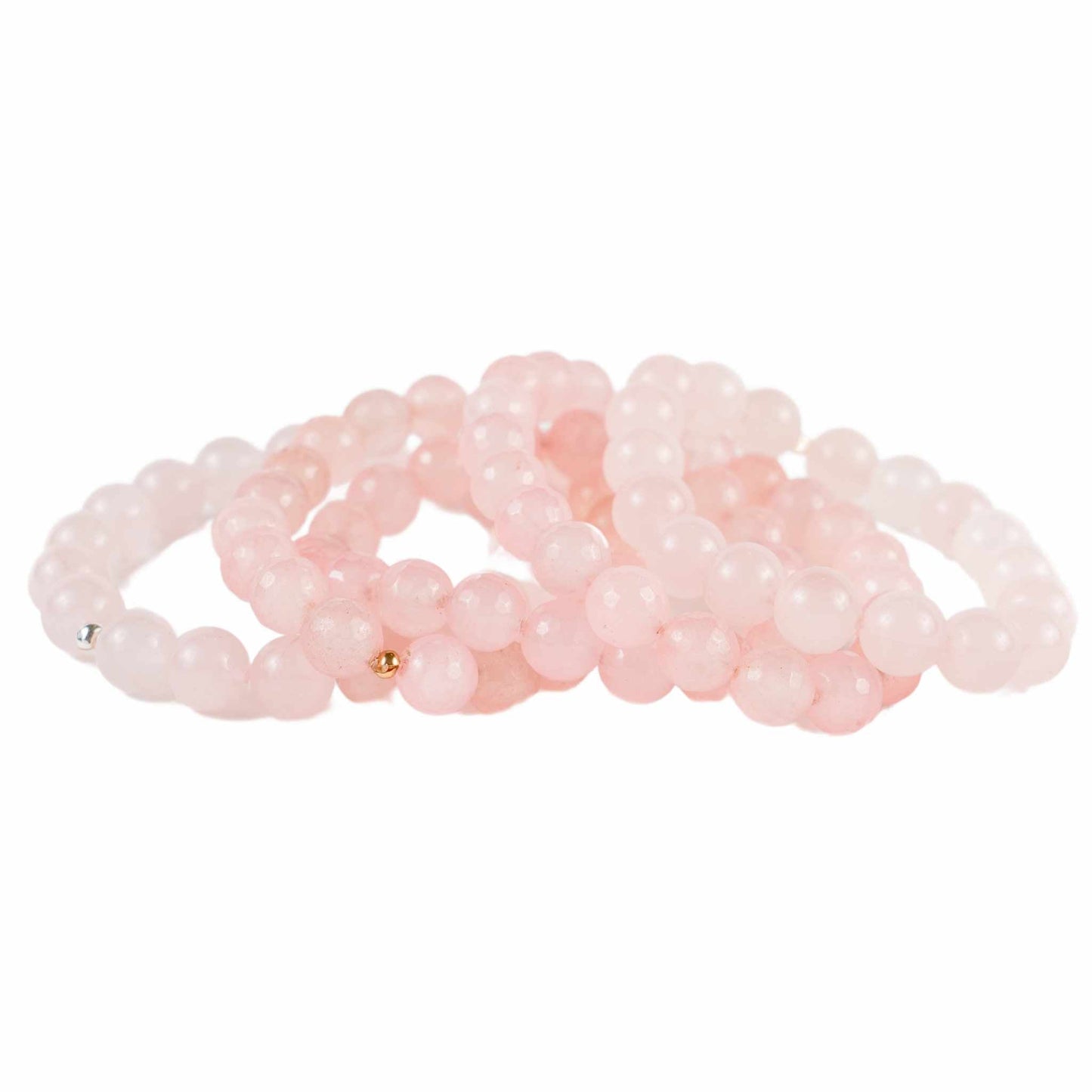 Rose Quartz Bead Bracelet - Love & Harmony - Skies & Trees