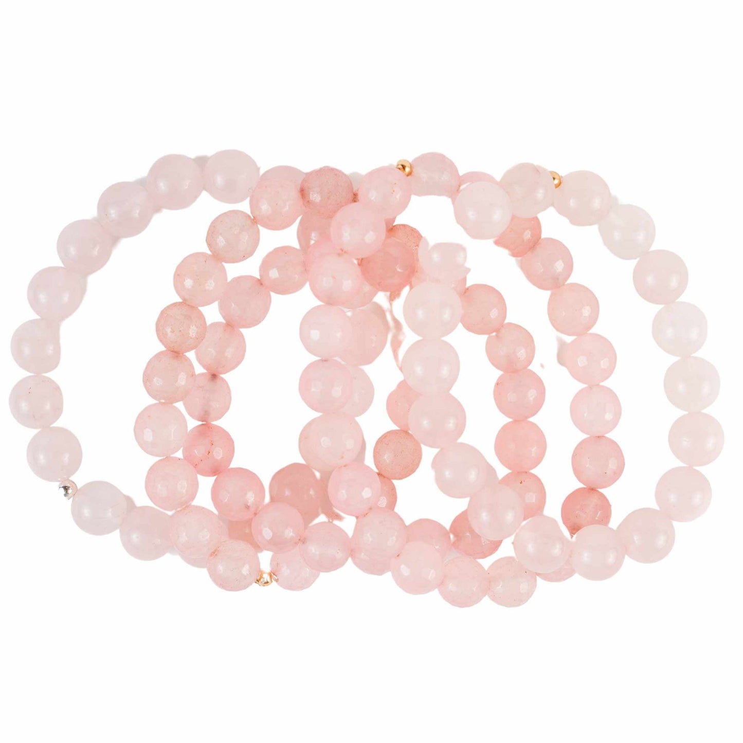 Rose Quartz Bead Bracelet - Love & Harmony - Skies & Trees